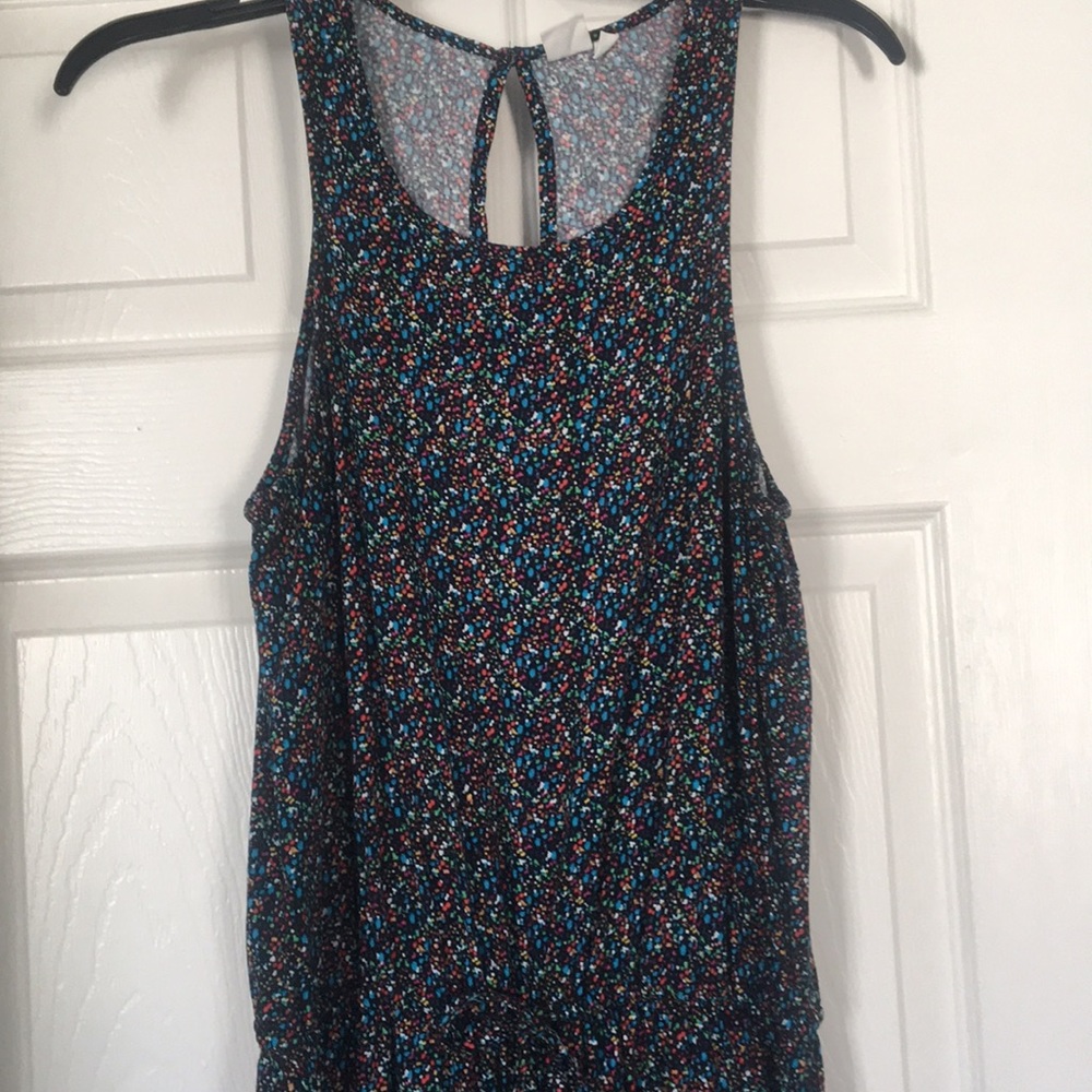 Multicolor sleeveless jumpsuit - Picture 2 of 6